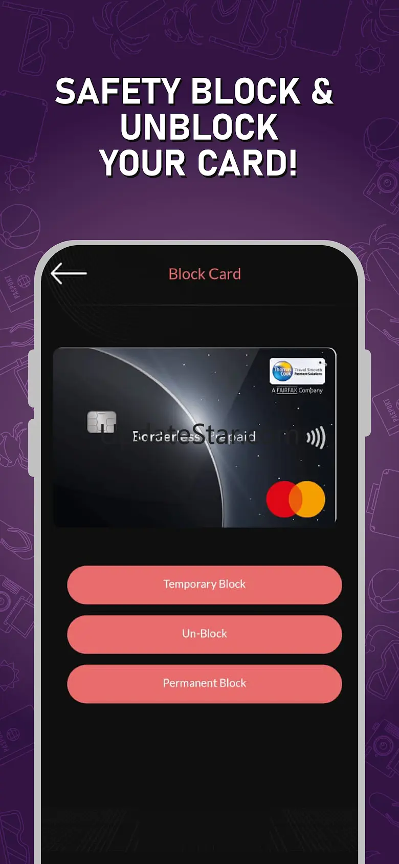 Borderless Prepaid Card 3.4