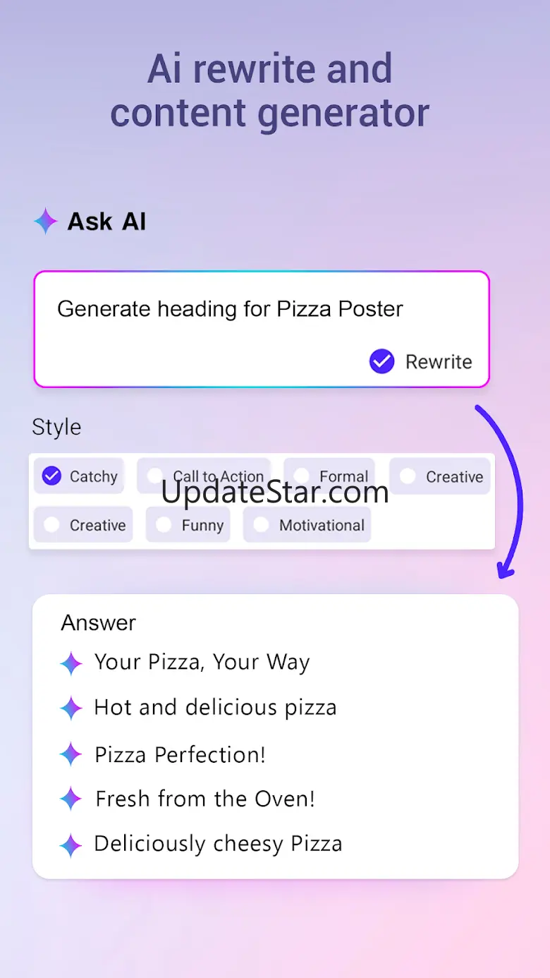 Poster maker AI Graphic design