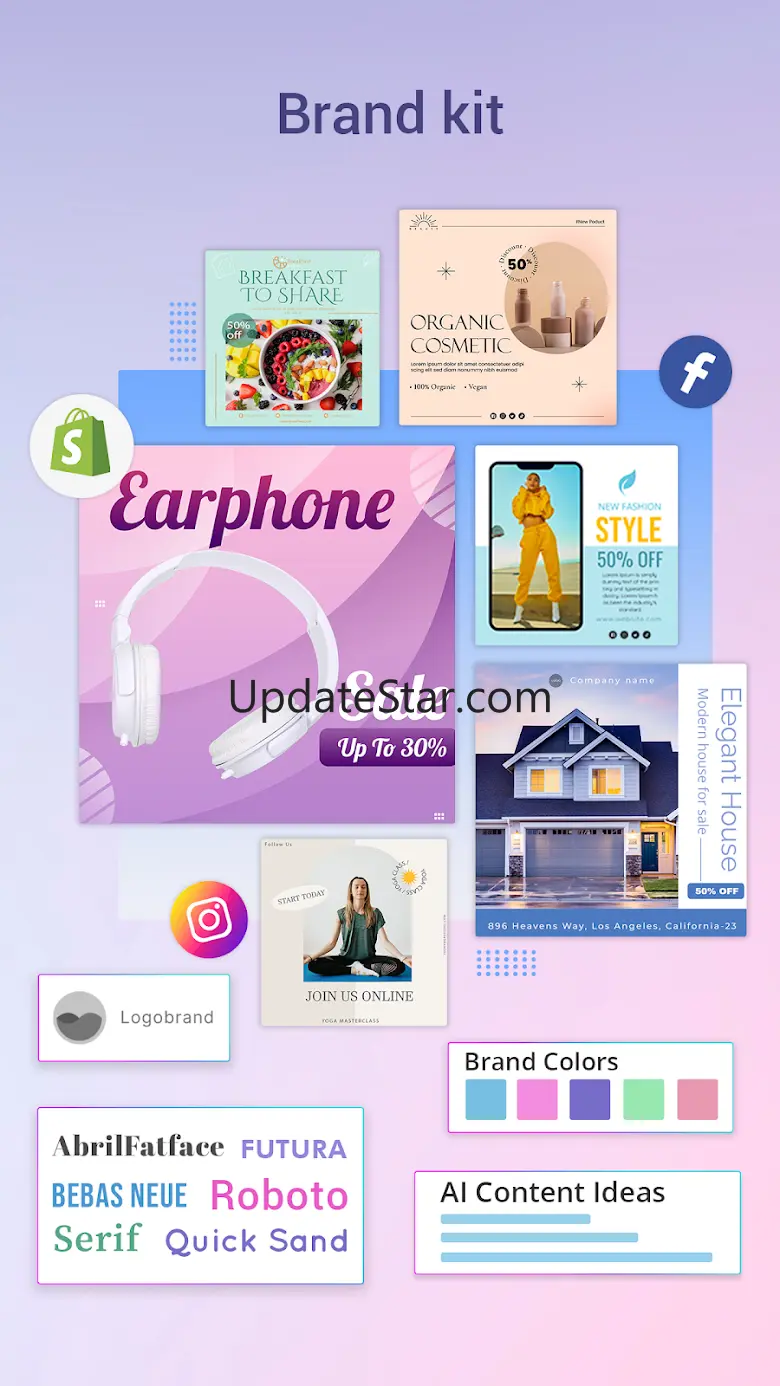 Poster maker AI Graphic design