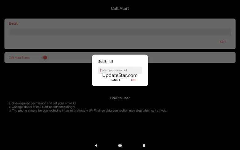 Incoming call & Missed call al 2.0.1