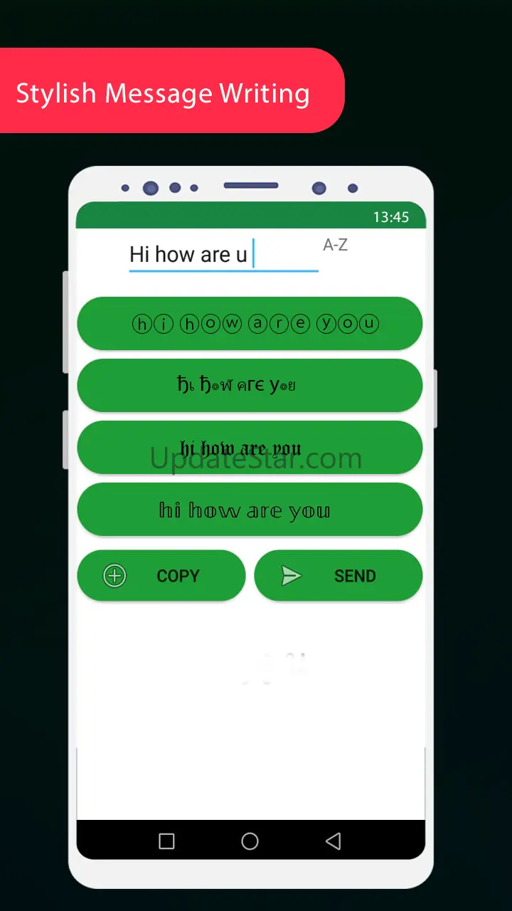 Send Message without saving nu 2.1.
