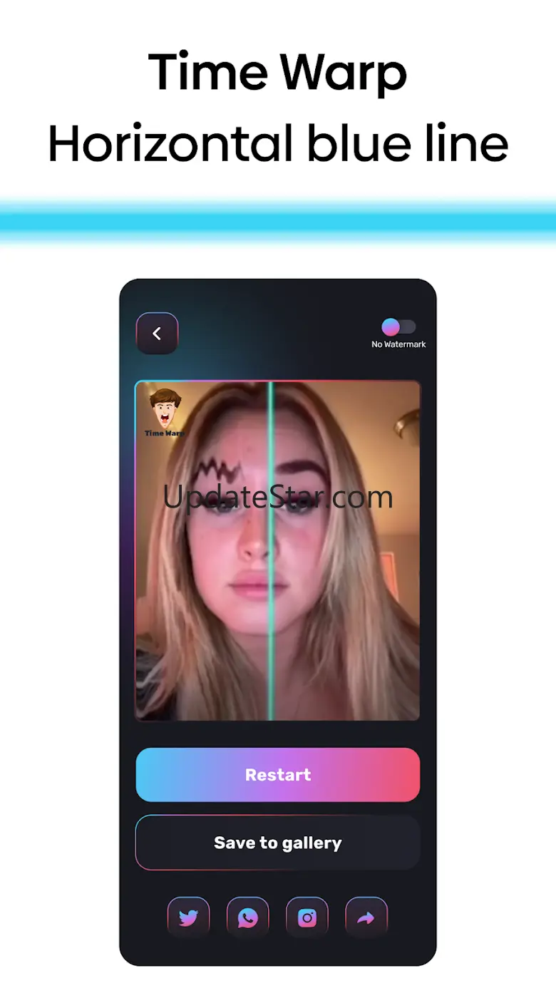 Time Warp Scan Face Filter App