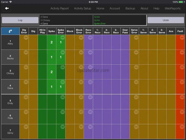 SoloStats Clipboard Volleyball 1.6.1