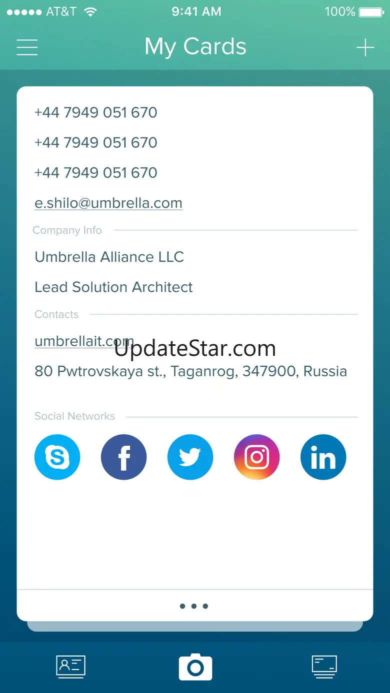 TakeMyCard Scan Business Cards 1.9.0
