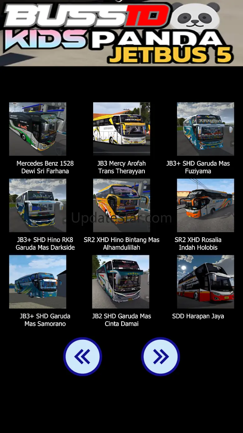 Mod Bussid Jetbus 5 Kids Panda 2.3