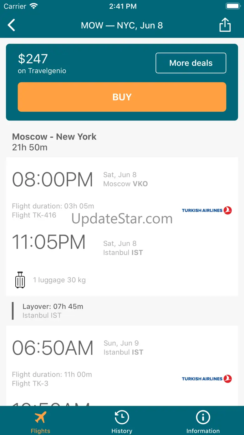 Ventura Avia - flight search 1.3.5