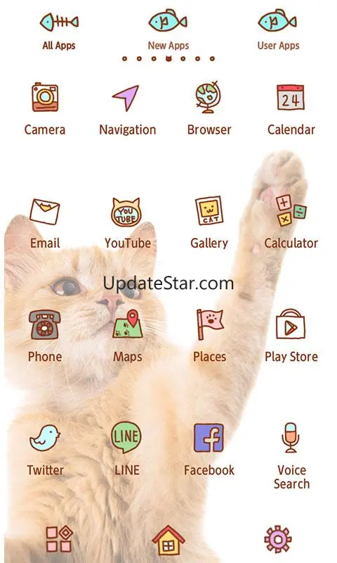 Cute wallpaper-Playful Cat- 1.0.1