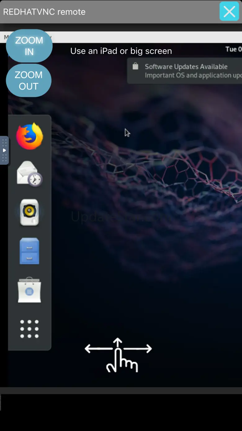 RedhatOW Connection VNC 1.5