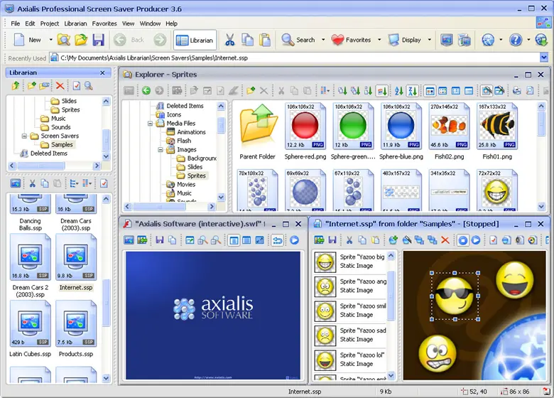 Axialis Pro Screen Saver Producer 4.2