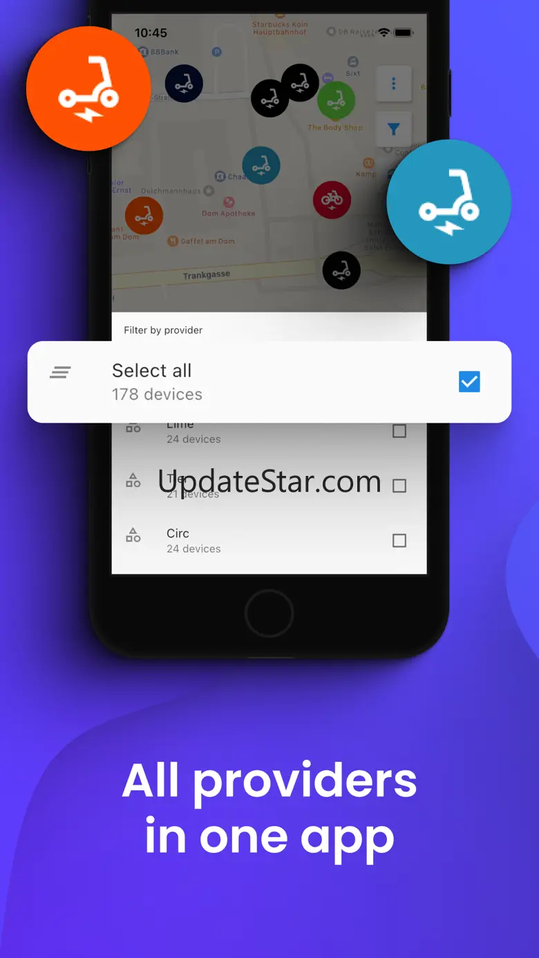E-Scooter & Bike Map 1.2