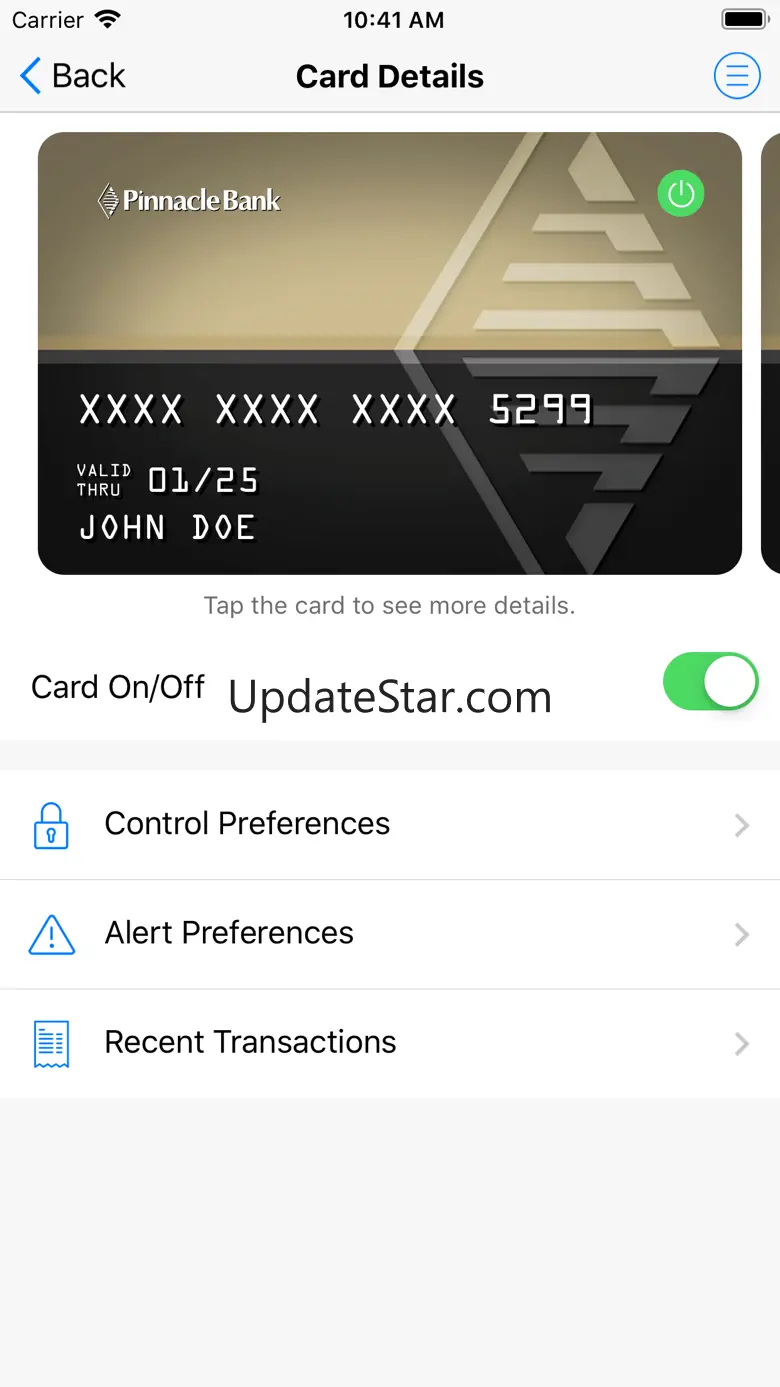 Pinnacle Bank WY Card Control 3.9.1