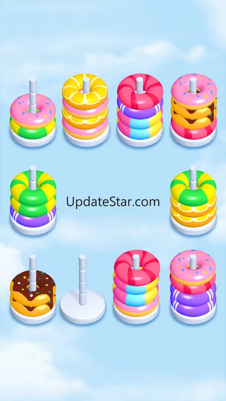 Hoop Sort Puzzle: Color Stack 1.291