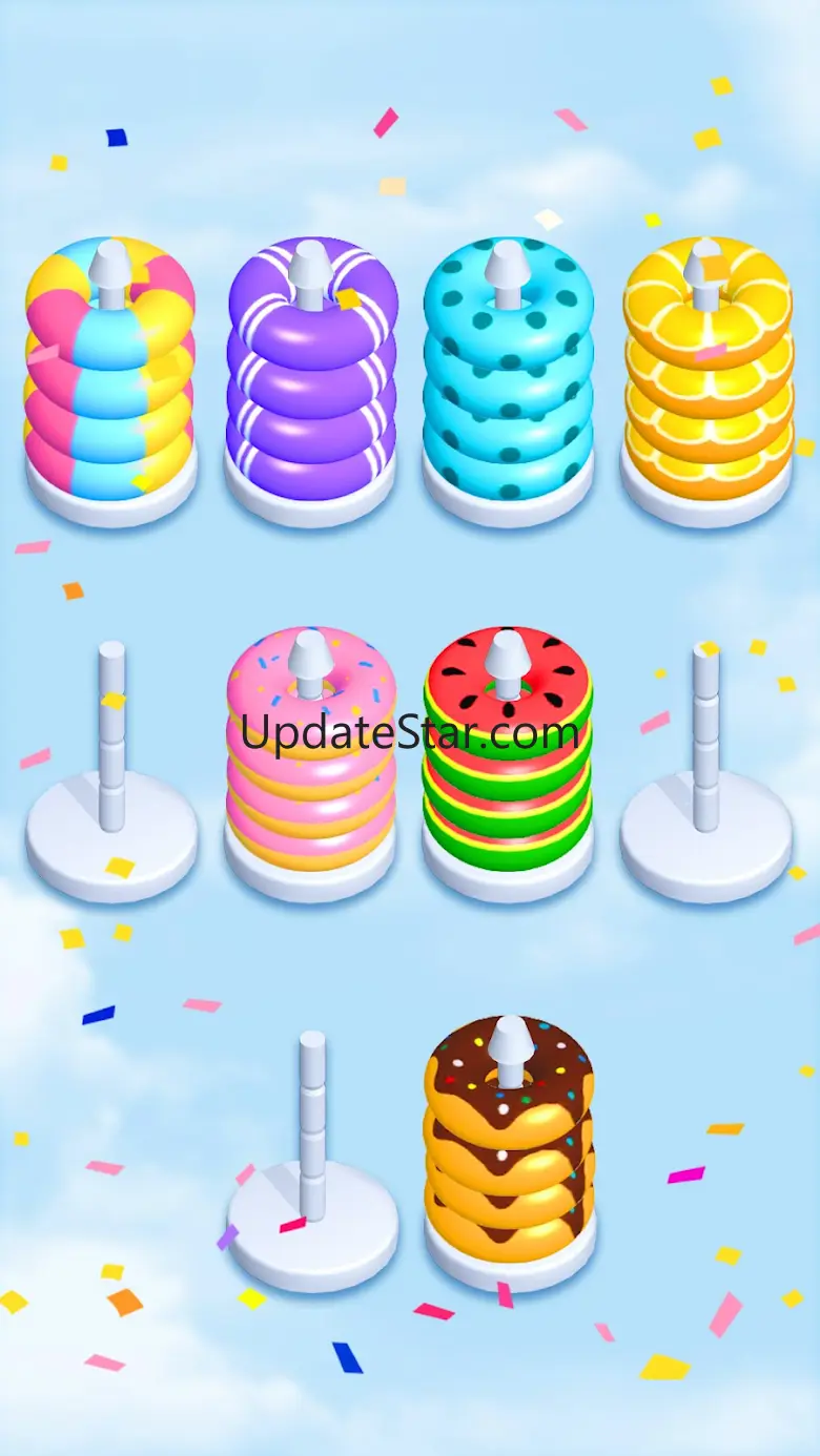 Hoop Sort Puzzle: Color Stack 1.291