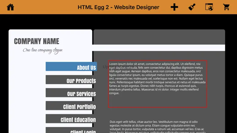 HTML Egg 2 - Website Designer 2.2