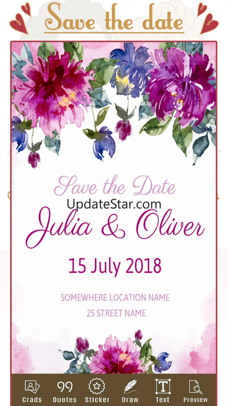 Save The Date Invitation Card 1.2