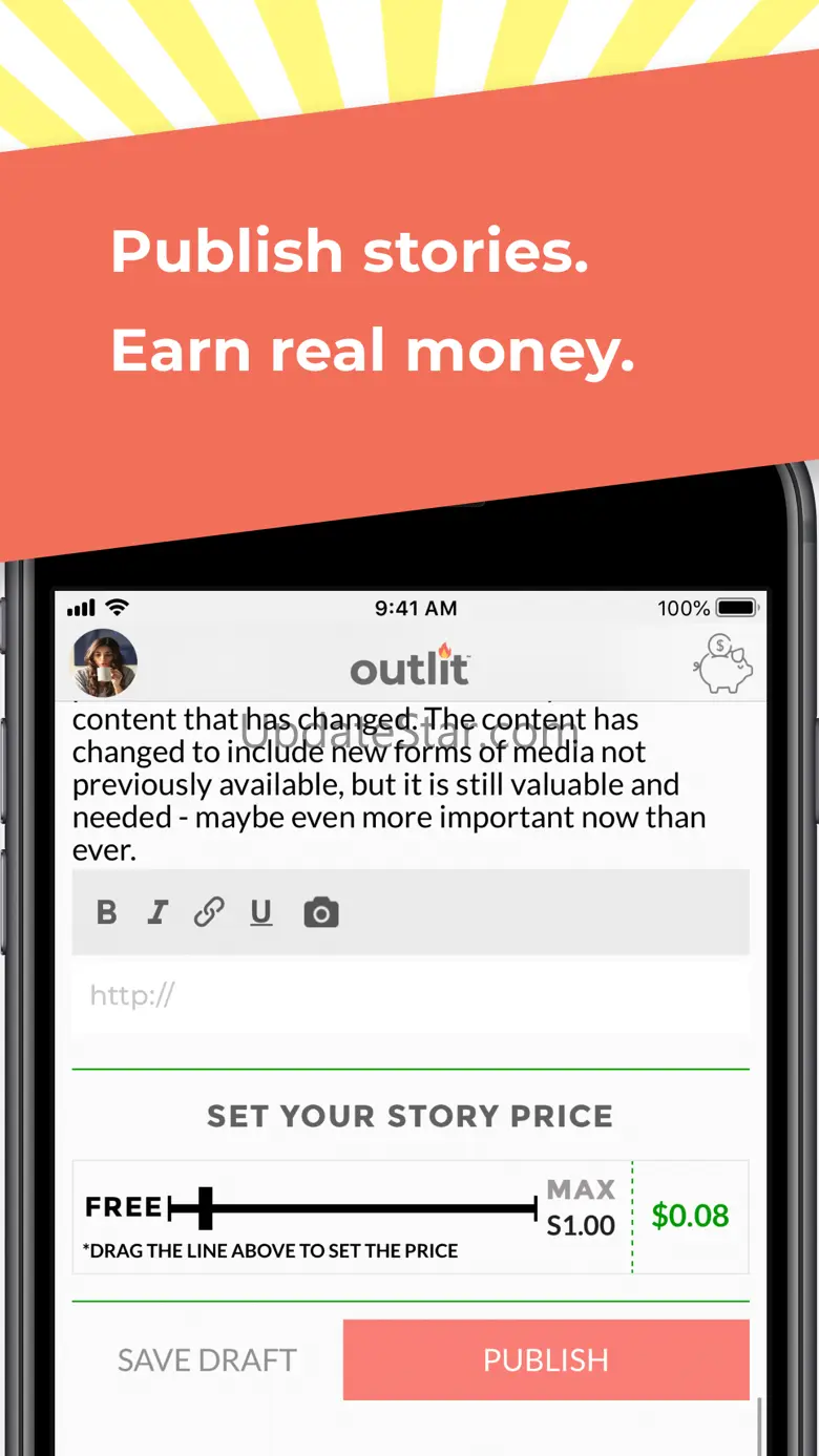 Outlit - Read, Publish, Earn 1.0.1