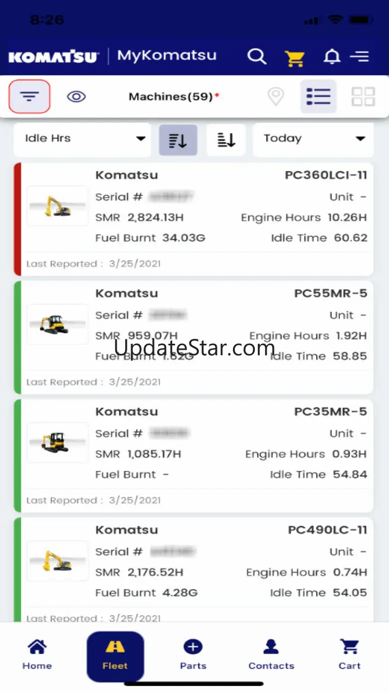 MyKomatsu Mobile 1.8