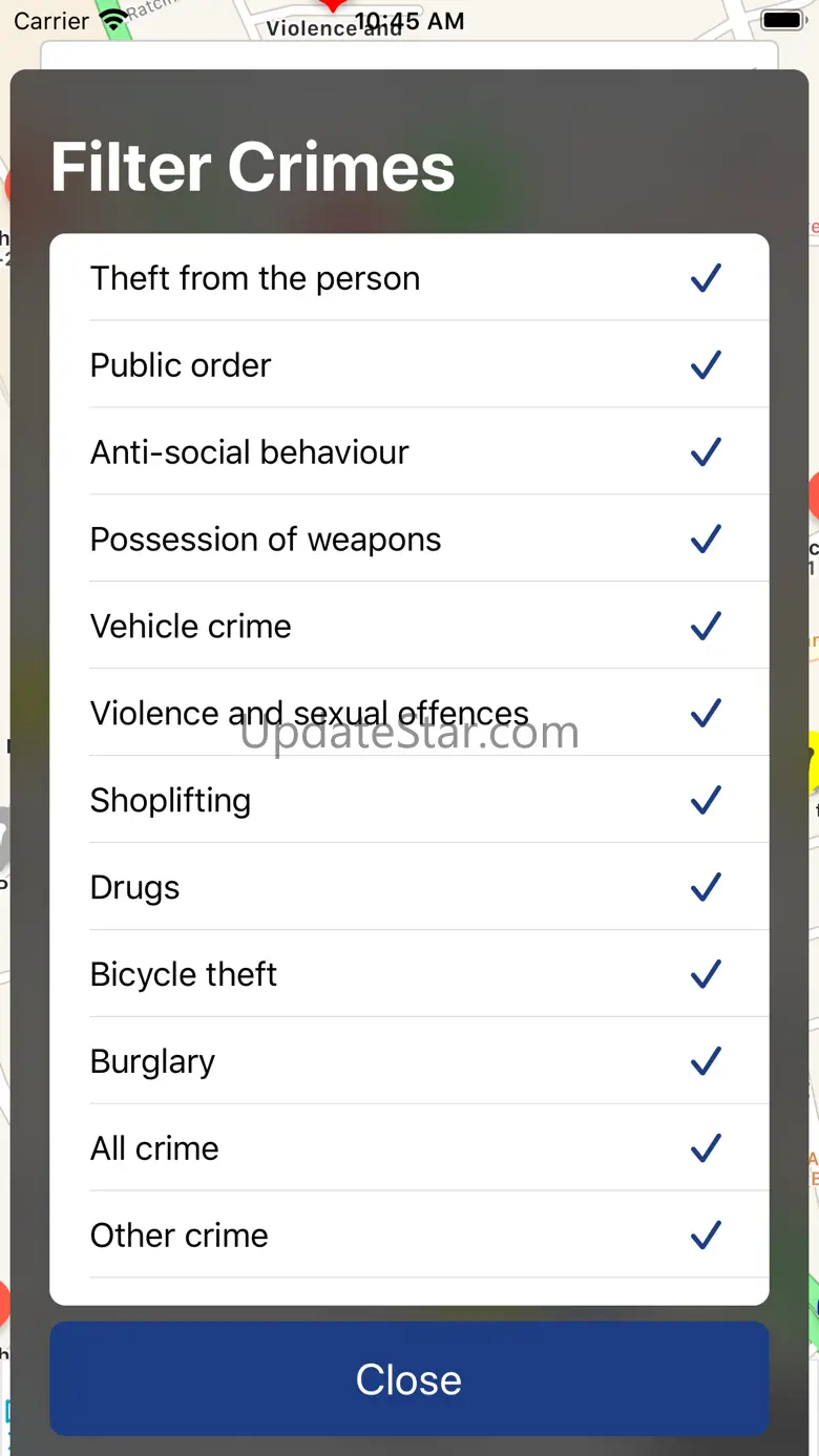 Crime Map Watch UK 1.4