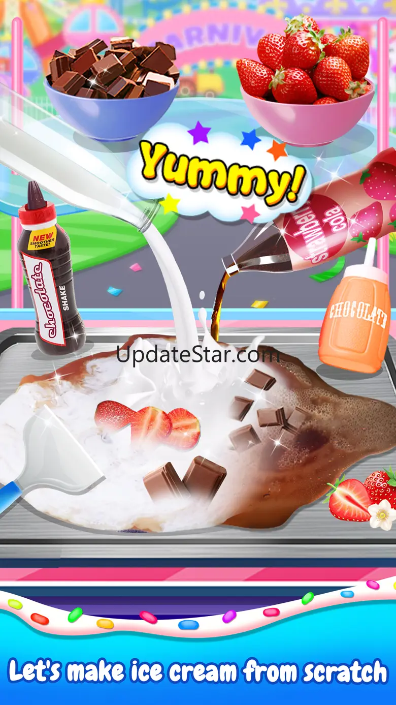 Frozen Ice Cream Roll Desserts 1.2.1