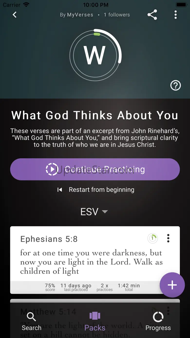 MyVerses - Scripture Memory 1.0