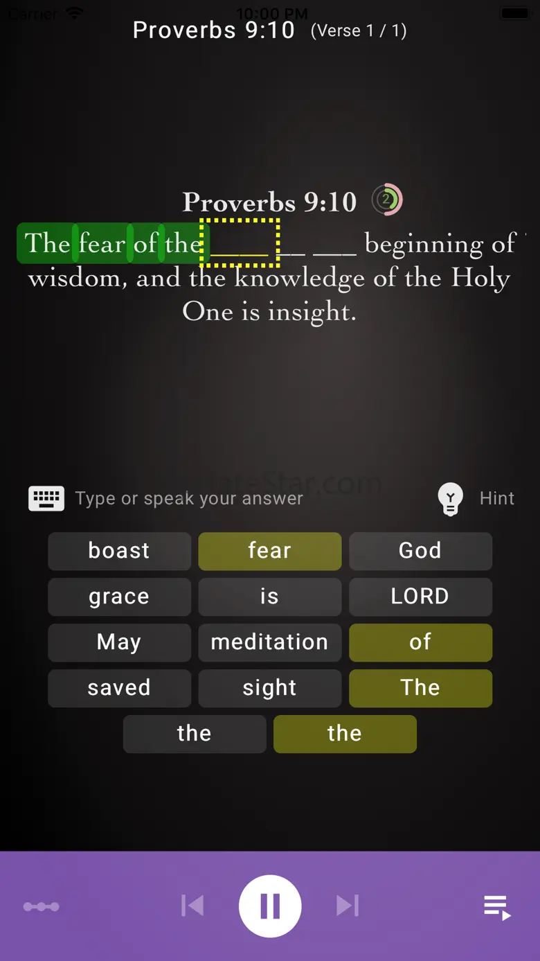 MyVerses - Scripture Memory 1.0