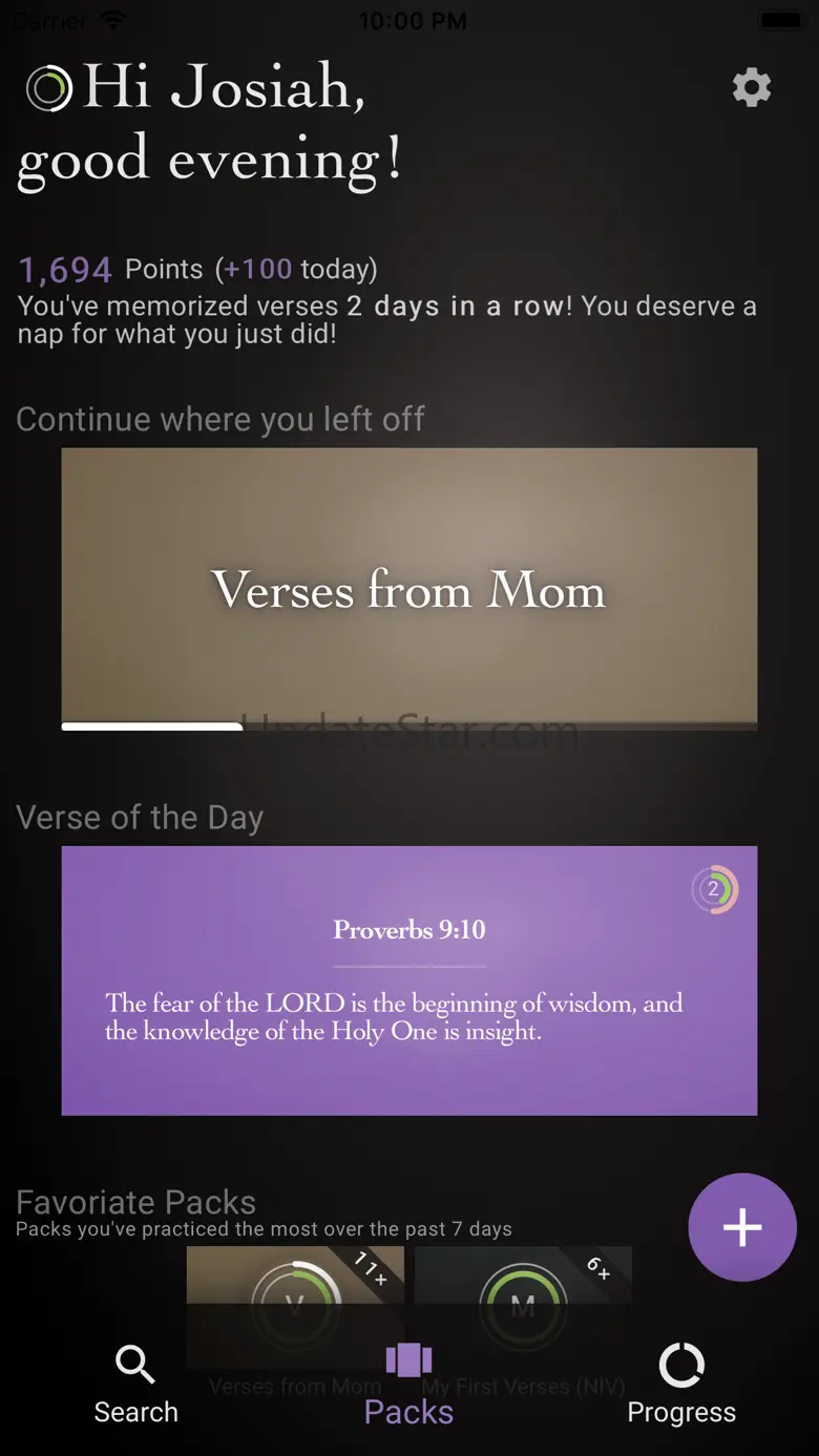 MyVerses - Scripture Memory 1.0