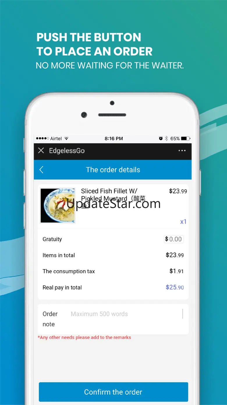 EdgelessGo: Food Order Manager 1.3.3