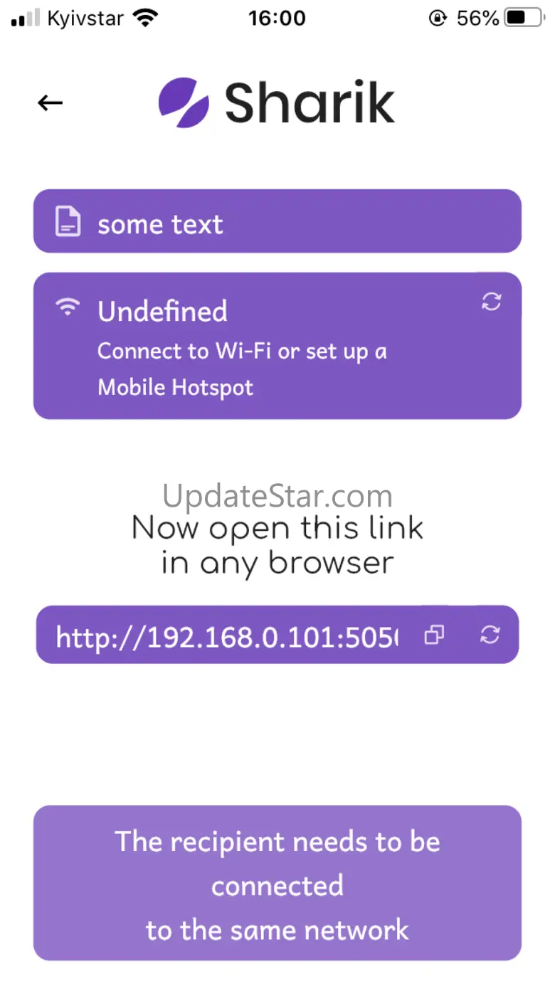 Sharik - file sharing via WiFi 3.0
