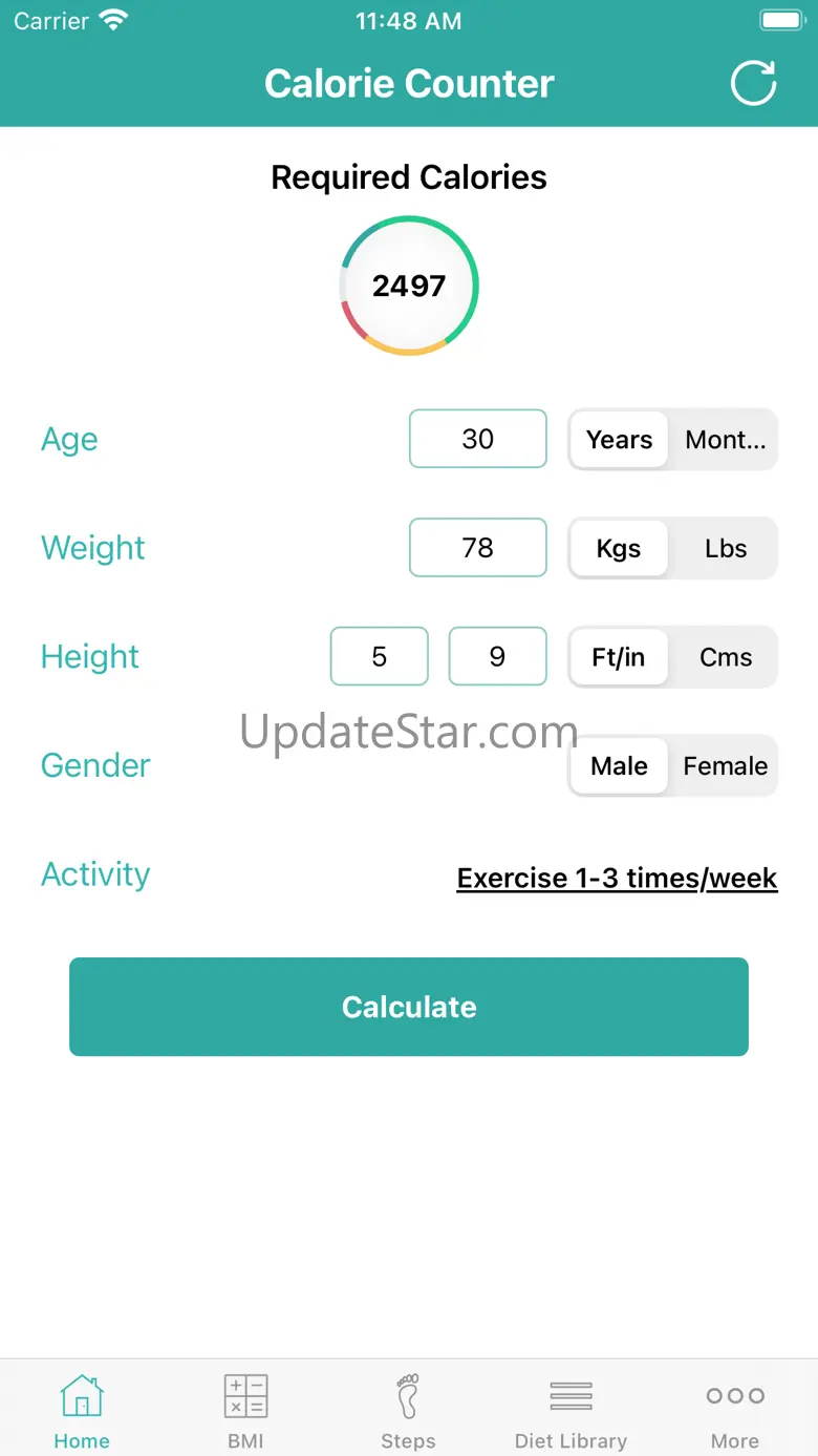 Calorie Counter - Daily Steps 2.0.1