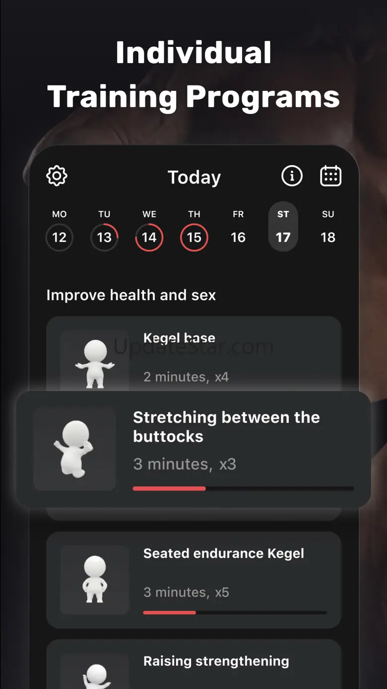 Men's rise: Kegel exercises 1.2.1