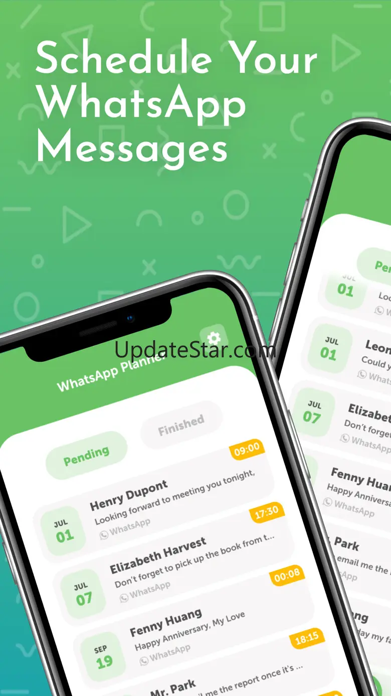 WA Planner - Schedule WA Text 1.1.8
