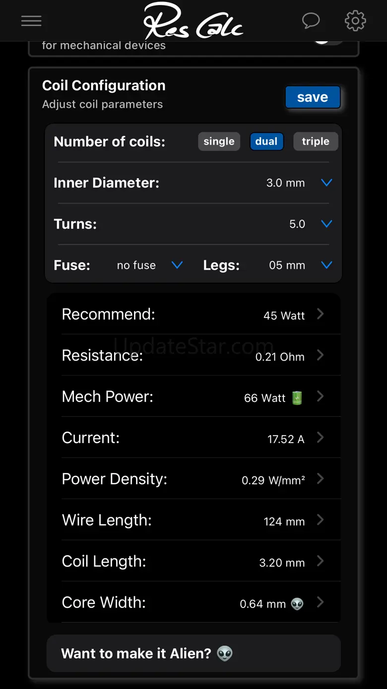 Blendstylez - ResCalc v1.5
