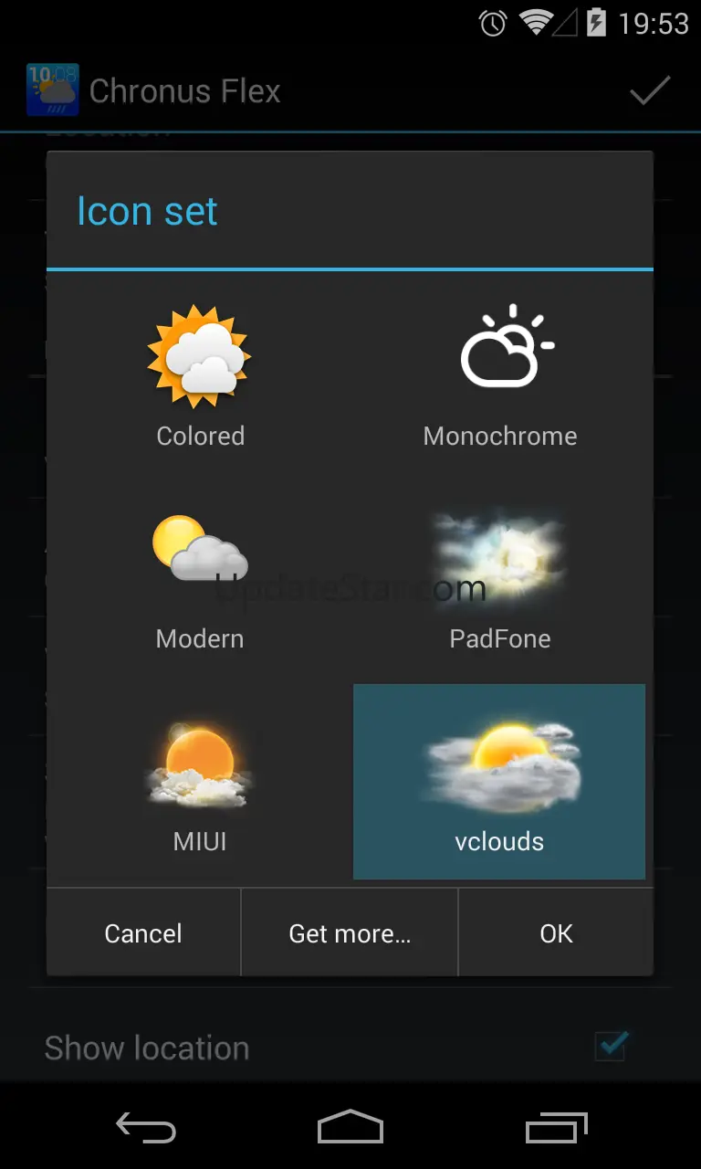 Chronus: VClouds Weather Icons 2.0