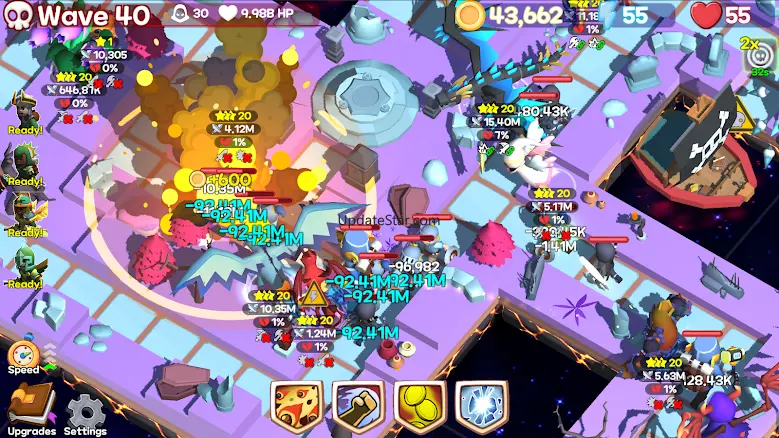 Monster Tiles TD: Tower Wars 50