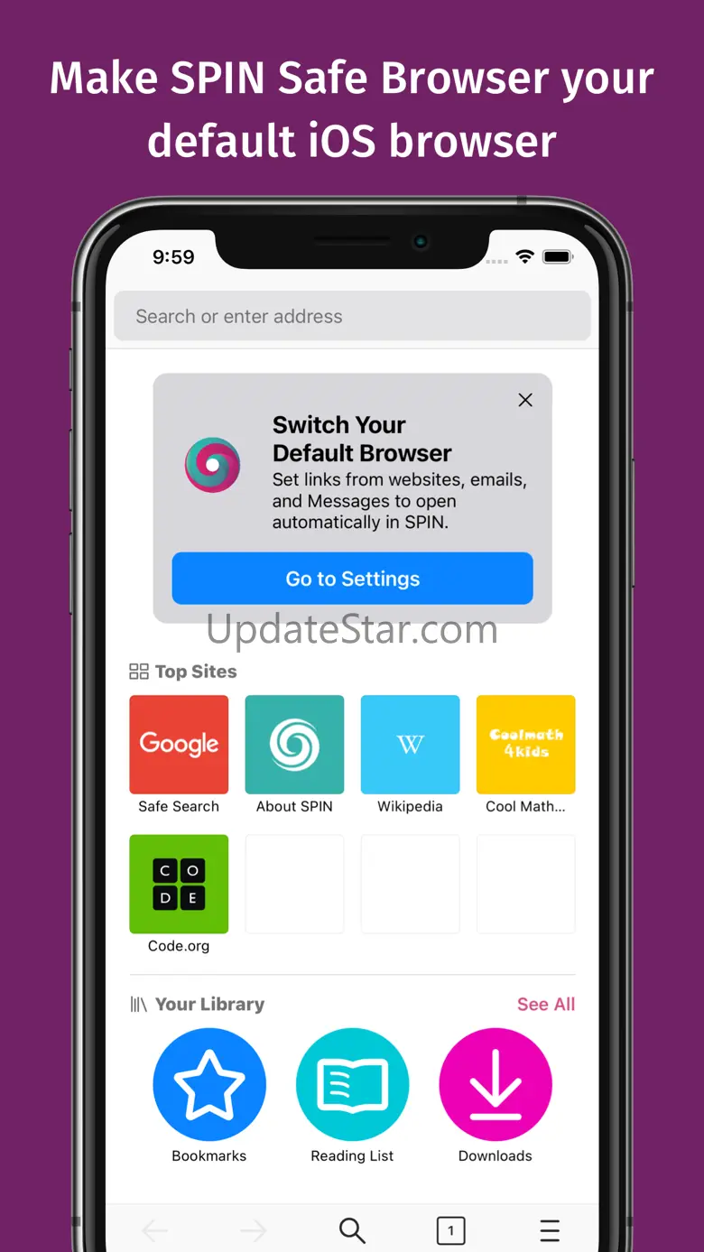 SPIN Safe Browser for MDMs 1.09