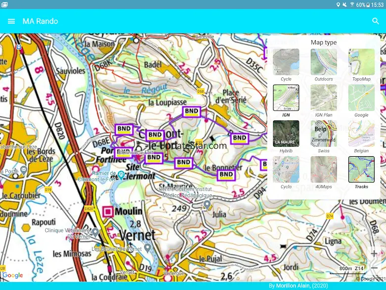 GPS & Hiking maps 4.25.20