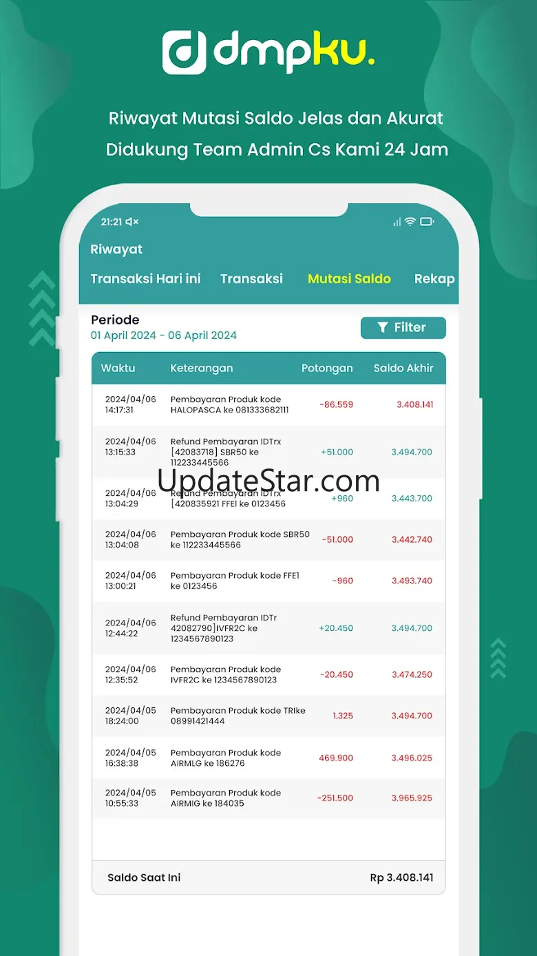 DMPKU Agen Pulsa Termurah 15.0.0