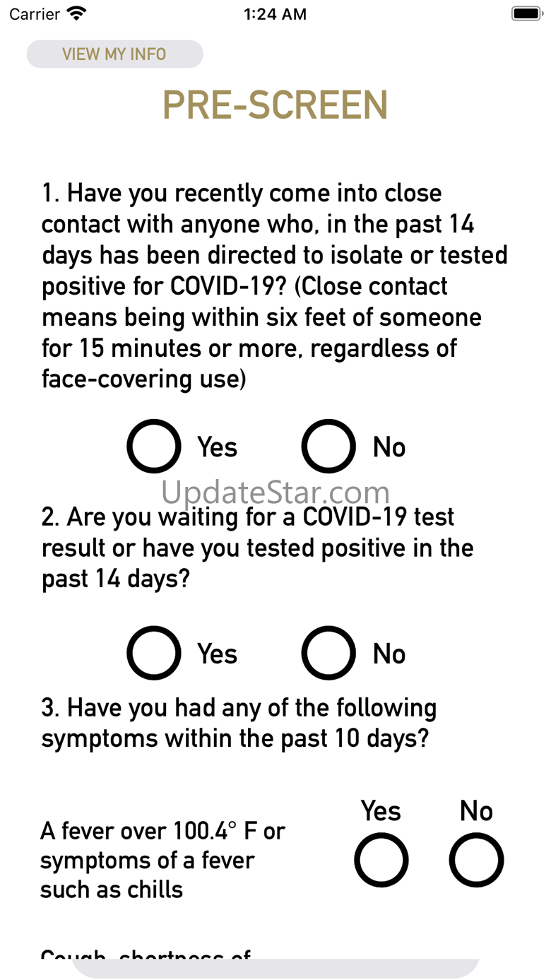 CVCHS Prescreen App 1.5