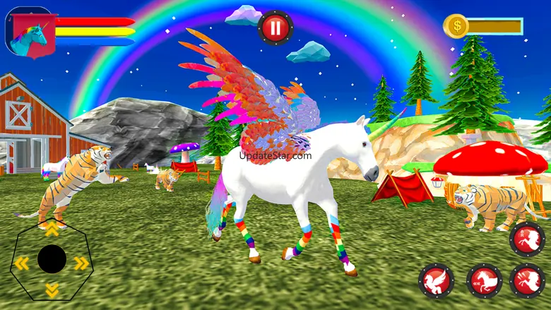 Flying Unicorn Pegasus Horse 1.5