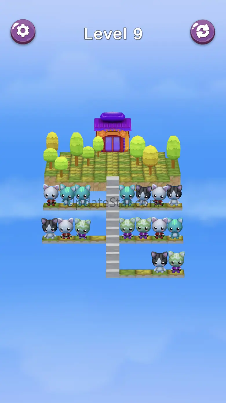 Cat Sort 3D- Sort the Cats 1.0