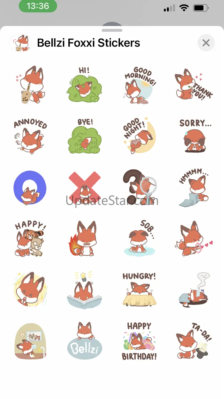 Bellzi Foxxi Stickers 1.0