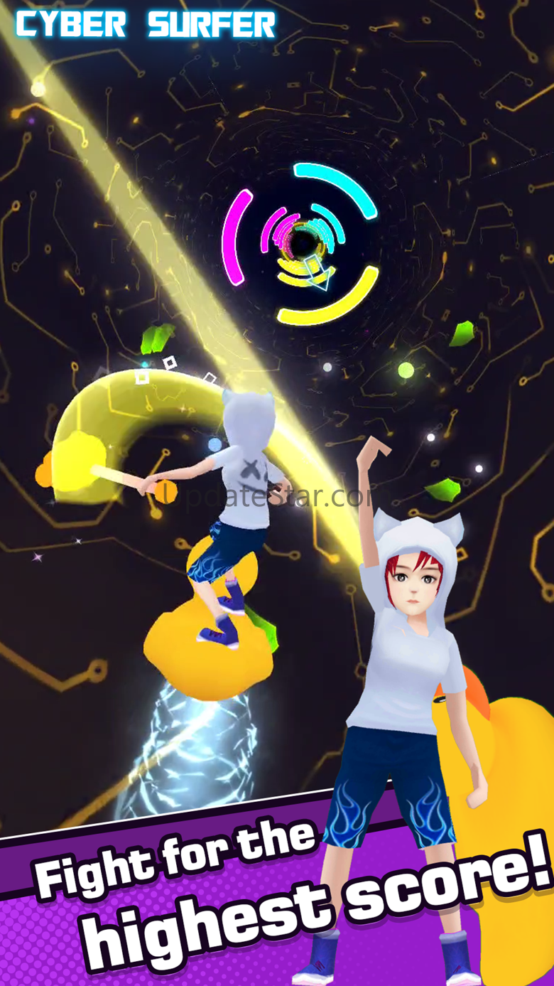 Cyber Surfer: EDM & Skateboard 51.1
