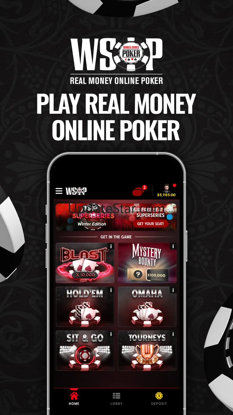 WSOP Real Money Poker - Nevada 8.35.30