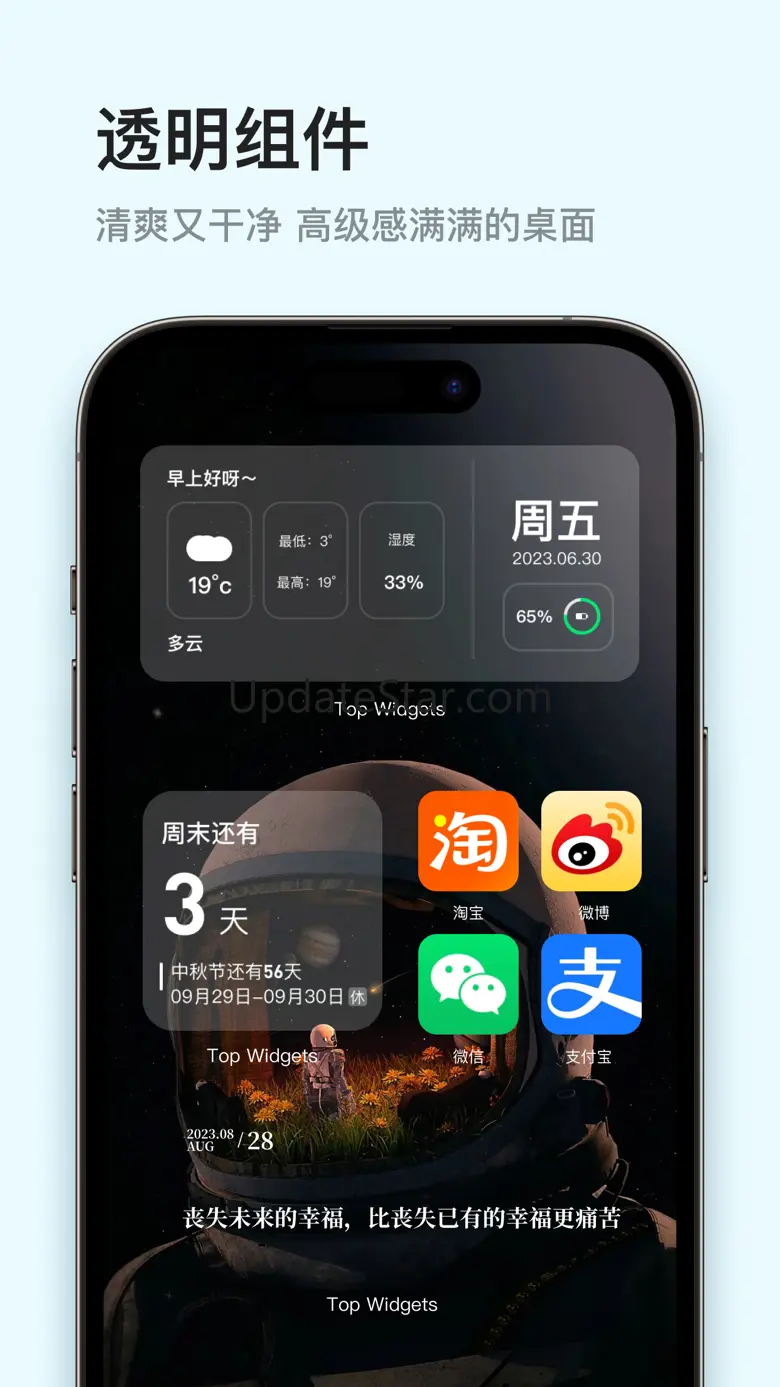 Top Widgets - 万能小组件手机桌面主题美化 3.1.40