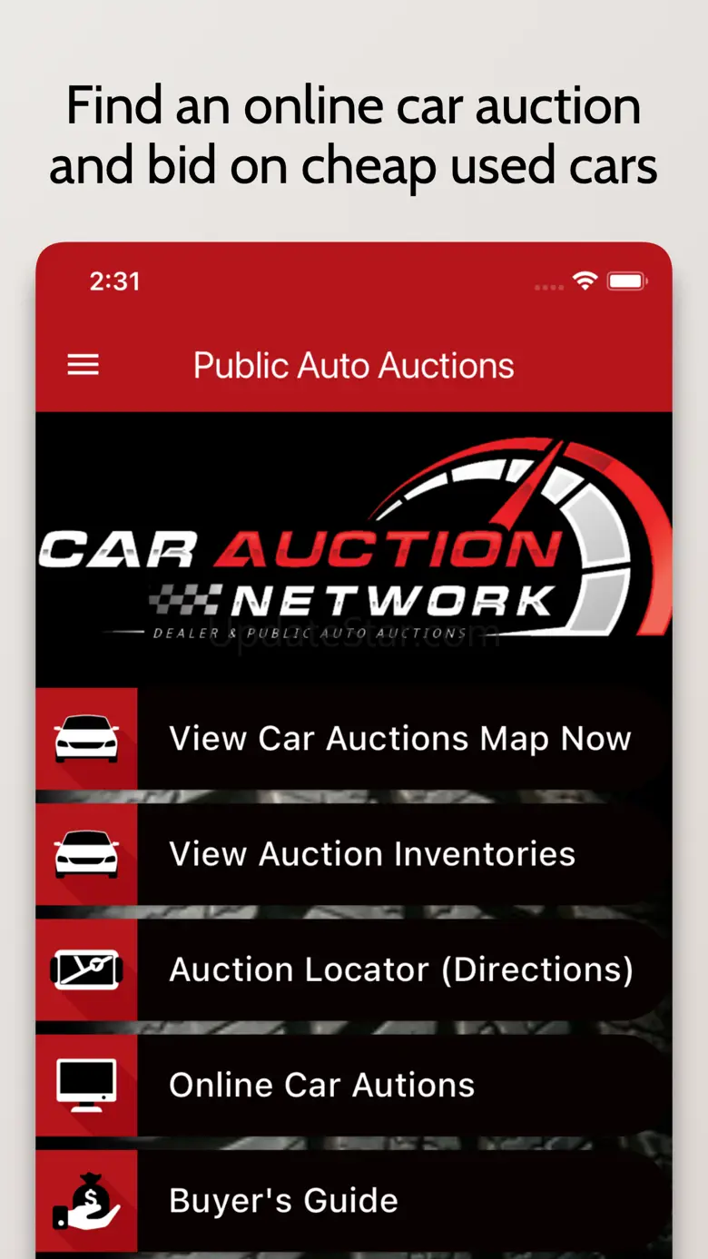 Public Auto Auctions 2.7.0