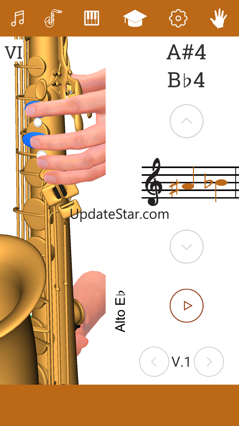3D Saxophone Fingering Chart 1.0.11