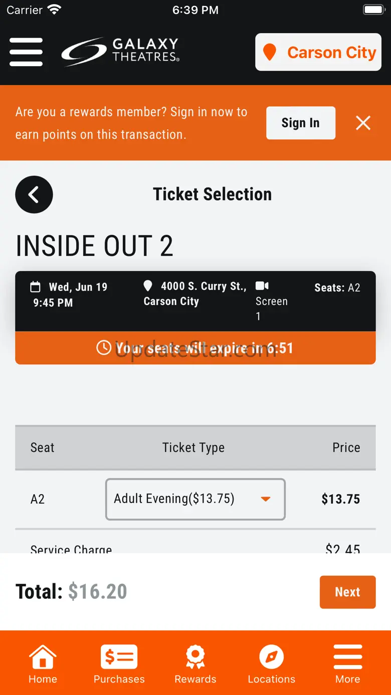 Galaxy Theatres 7.0.1