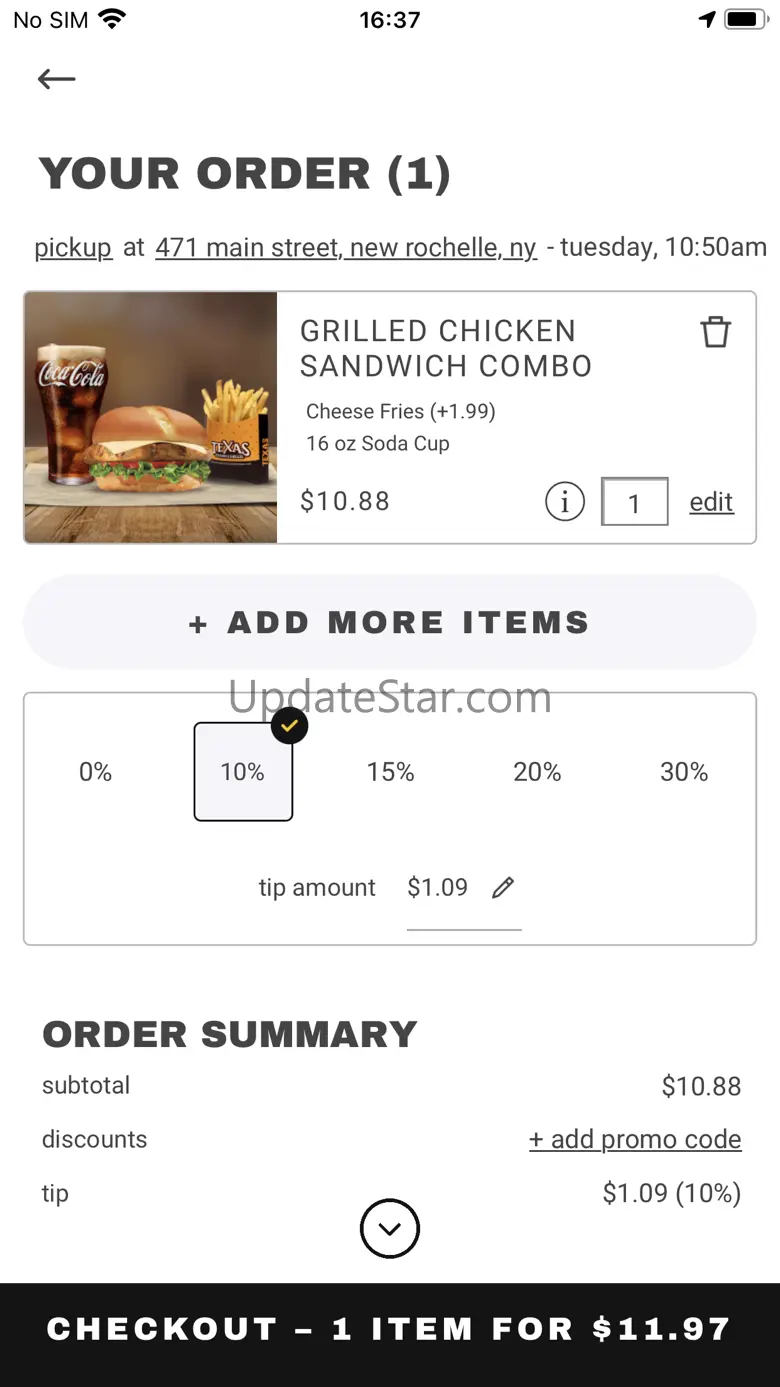 Tex's Chicken & Burgers 1.0.6