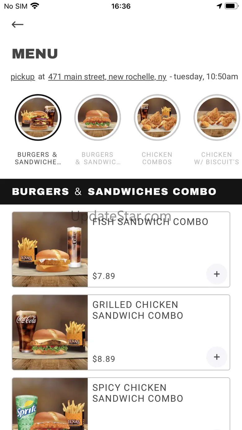 Tex's Chicken & Burgers 1.0.6