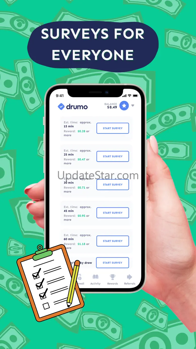 Drumo - Paid Surveys 29.04.2024